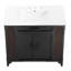Ensemble de meuble-lavabo simple 36 po avec plateau Modfor Steamforge-93027983