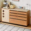 Buffet de luxe minimaliste léger de style américain