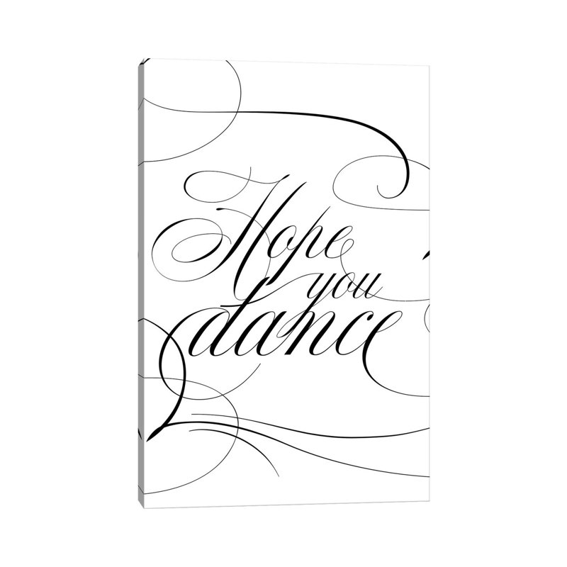 Hope You Dance by Alison Petrie - Wrapped Canvas Print, 30.48cm H x 20.32cm W