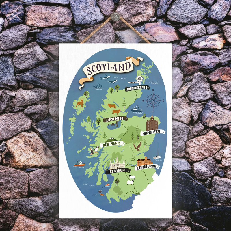 Cities & Countries Wall Decor, 28.6cm H x 18.6cm W x 0.9cm D