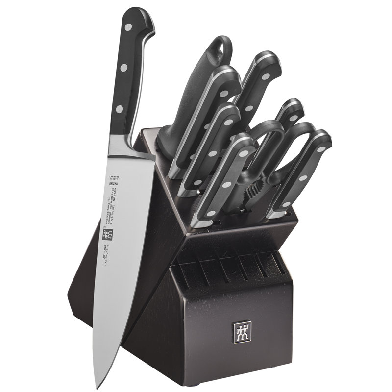 Zwilling Professional "S" 10-piece Knife Block Set, Rustic White