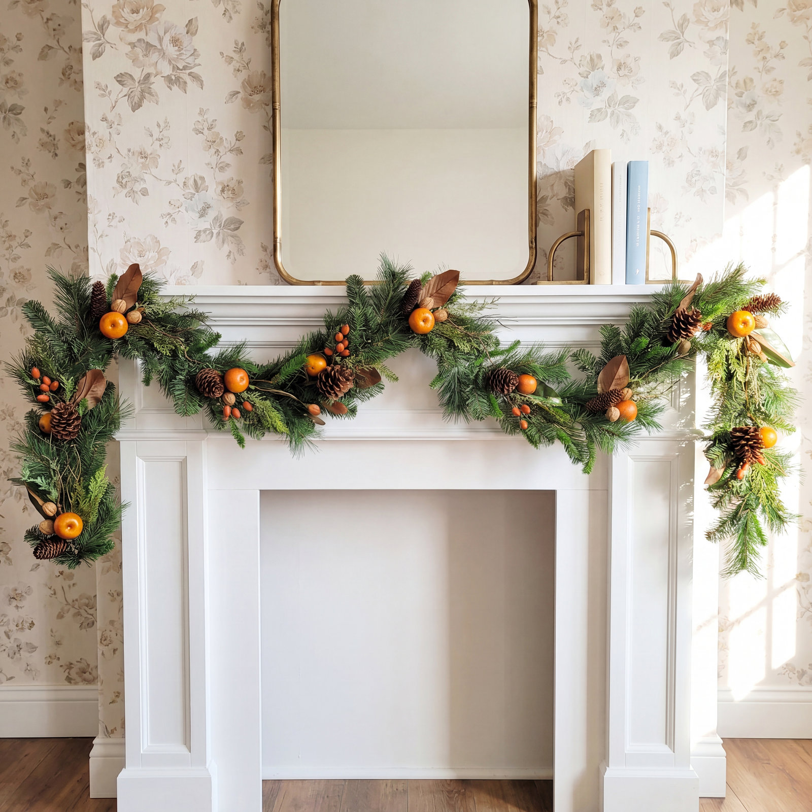 72" Fruit & Pinecone Thanksgiving Garland