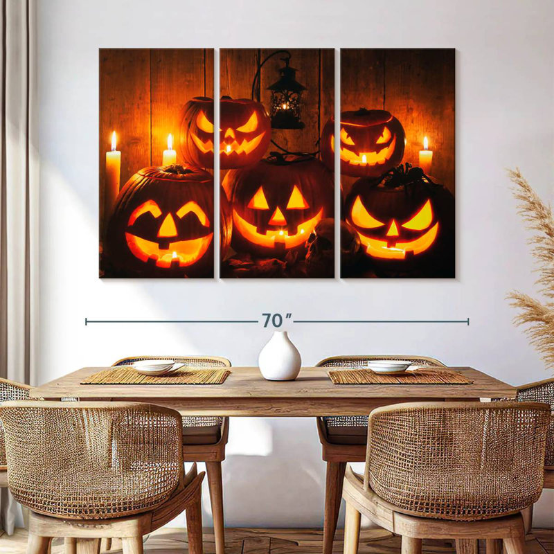 Lanternes d'Halloween Lelend, H 42 po x l 65 po