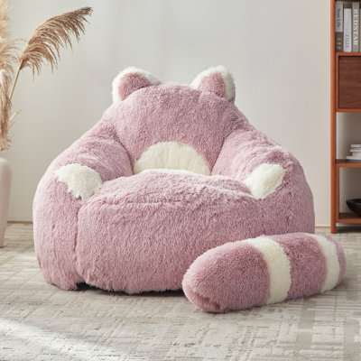 Fauteuil à billes Giant Rose Raccoon Compression