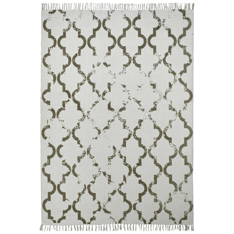 Castle Geometric Hand Woven Area Rug, Rectangular 200 x 290cm
