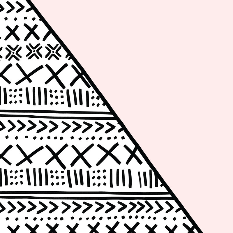 Diagonal Pattern - Wrapped Canvas Painting, 30cm H x 30cm W x 3.8cm D