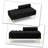 Iyland Modern and Comfortable Upholstered Bench with Adjustable backrests-922949726