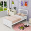 Lit plateforme simple en bois avec tête de lit et lattes-1518401156