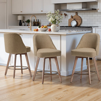 Makylia Swivel 26" Counter Stool