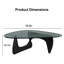Table basse avec plateau en verre
