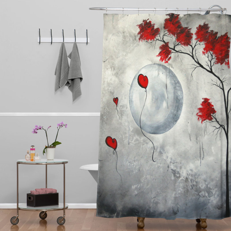 Rideau de douche simple side of the moon