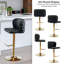 Tabouret de bar pivotant à hauteur réglable Zager-427454290