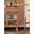 Scandinavian Solid Wood Storage Food Cabinet