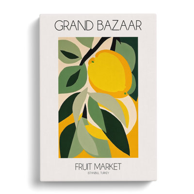 XMKTMKT-362 Grand Bazaar Fruit Market Exhibition 3 - Wrapped Canvas Print