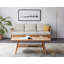 Table basse en chêne massif 39,4 "avec tablette-1978336785-1951435387