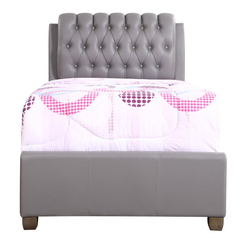 Confortable lit simple contemporain Pu pour des espaces de couchage confortables