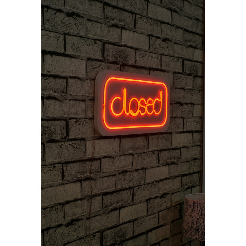 Flexible Waterproof LED Neon Strip Lights, Red, 14.2 x 8.7 x 0.8 inches | IP67 Rated, 12V DC, 8W-10W/meter, 12V 2A Adaptor | Built-in Wall Hanging System, Perfect for Home Decor & Events