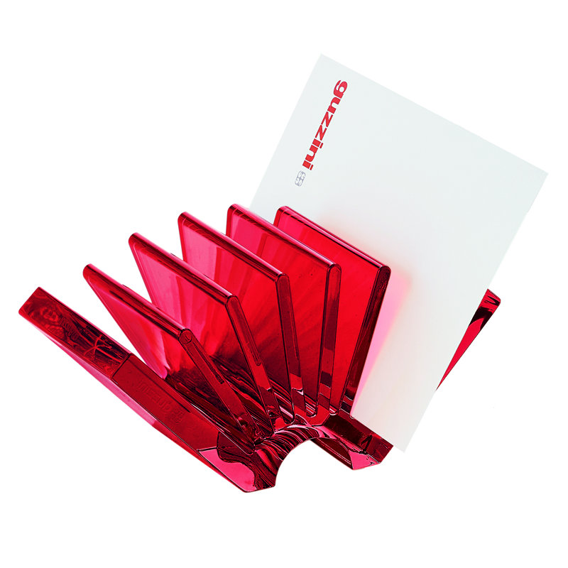 Casa Acrylic Place Card Holder, Red