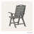 POLYWOOD Nautical Folding Highback Chair-21320351