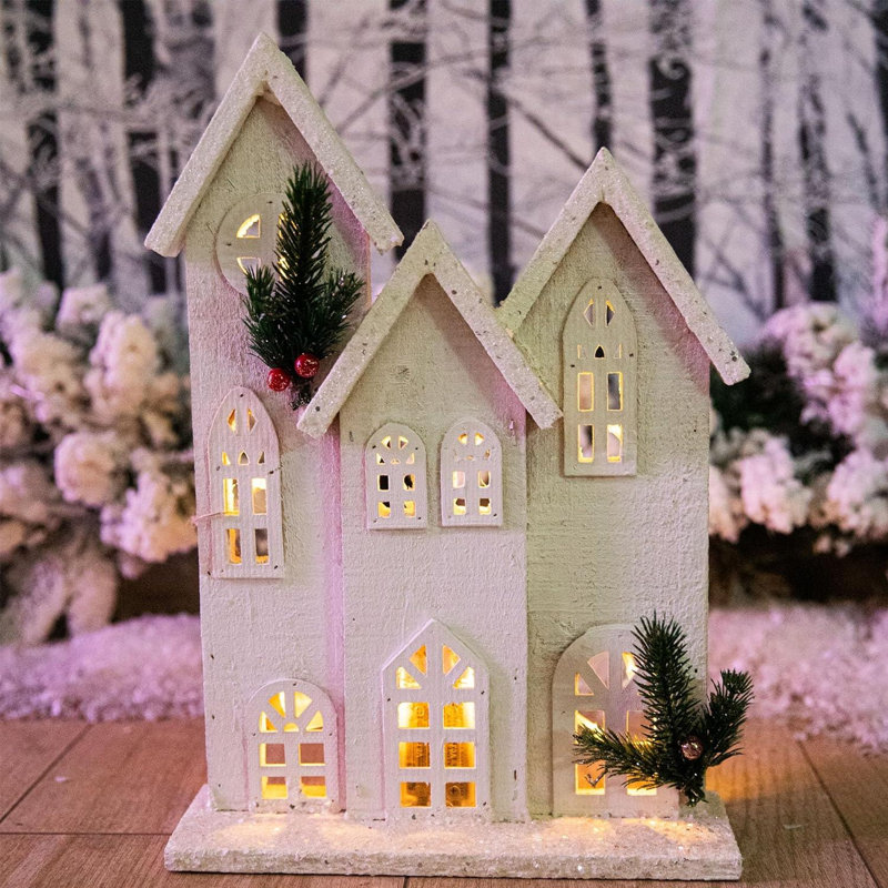 PVC No Holiday Shaped Ornament, 13 cm x 12cm x 4cm, White