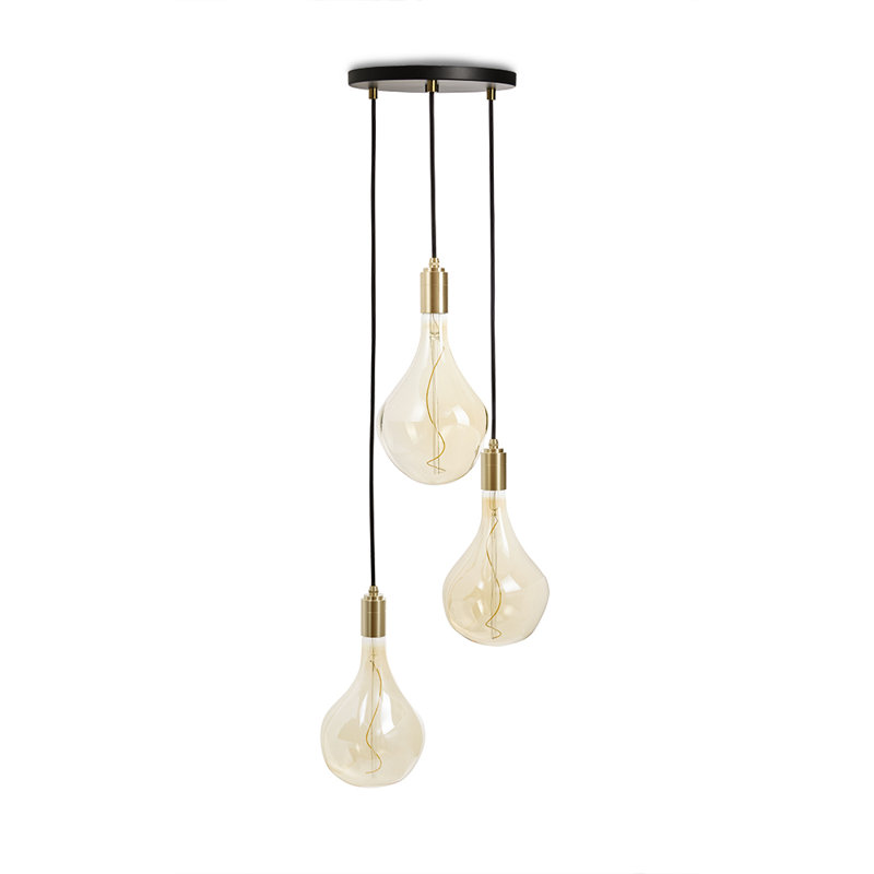 Voronoi II 3 - Light Pendant, Brass