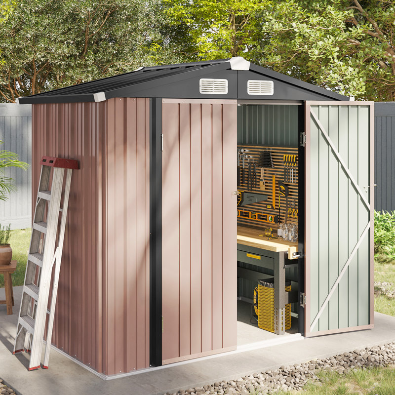 Remise de rangement extérieure 6,2 x 4 pi