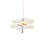 Dagon 9 - Light Brass LED Unique/Statement Pendant