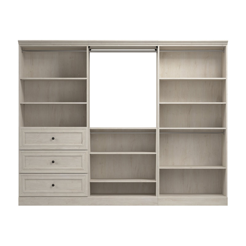 Système d'organisation l 107 po Arthor, Chêne blanc lin