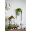 Petit vase mural en ciment 6,7 po x 5,5 po x 8,7 po Visage