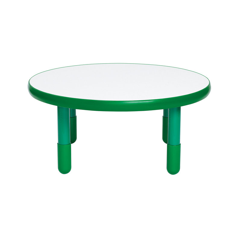 Table ronde BASELINE, Rouge pomme d'amour, H 16 po x L 36 po x l 36 po