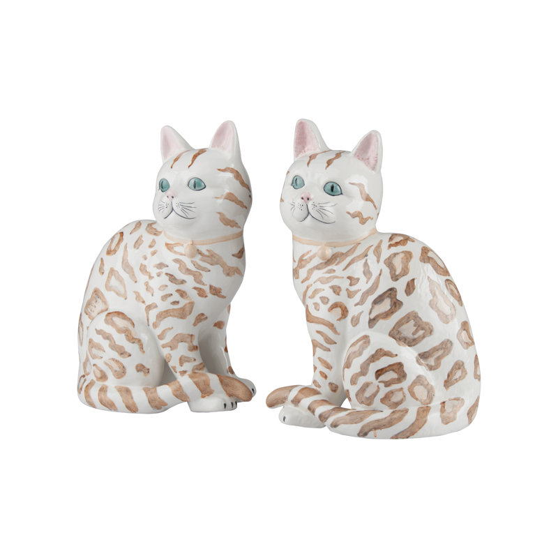 Statues de chat Coco - Paire