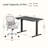 Modern Home Office Desk and Chair Set, Adjustable Standing Desk Paired with Ergonomic Mesh Chair for Maximum Comfort-1934817793