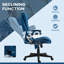 Fauteuil inclinable de massage avec repose-pieds HOMcom