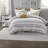 Oversized Cotton Bedding Sets, Chenille Jacquard Modern Home Comfort