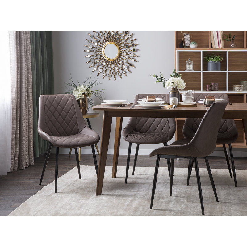 Rhett 39cm H Upholstered Side Chair, Brown