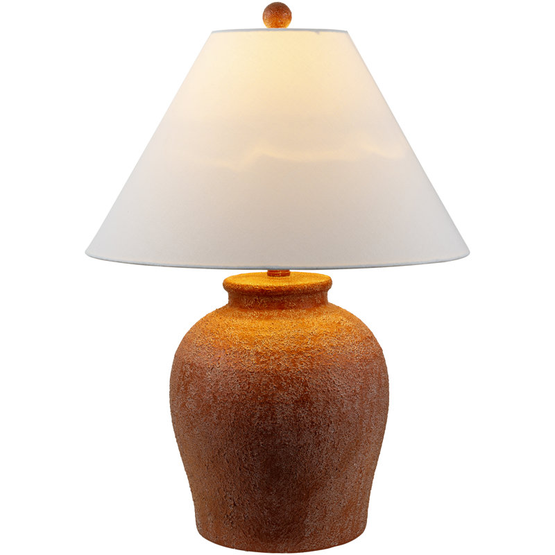 Lampe de table en céramique Arthena, Blanc