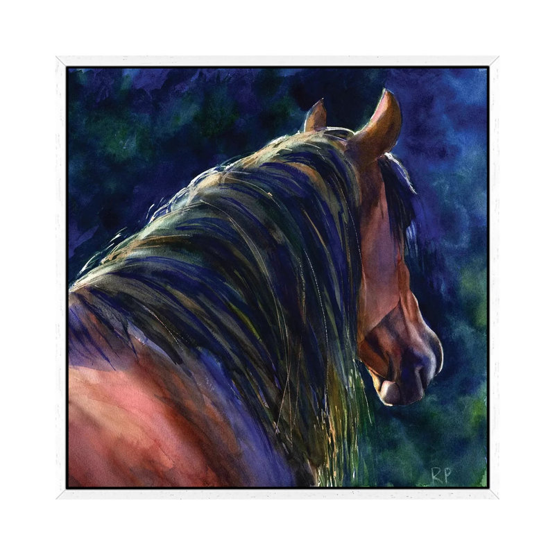 Morgan Mama by Rachel Parker - Painting on Canvas, 66.04 cm H x 66.04 cm W, White Framed