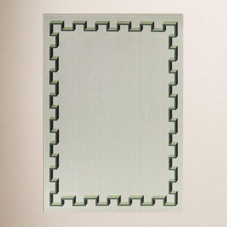 Inga Machine Woven Stain Resistant Indoor/Outdoor Area Rug