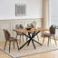 Dining Chairs - Contemporary Dining Chair - Comfortable Linen Dining Chairs - Metal Legs-892459951-877655163
