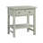 Finley 1-Drawer Storage Nightstand - Antique Gray-556421535