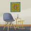 «Abstract Checkerboard Design Abstract Contemporary Winter», reproduction d'art mural-845684917