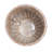 Of 2 8" Striped Ceramic Flowerpots, Brown And Antique White, Drainage Hole. All - Weather, Reinforced, Glossy For Patio, Garden, Windowsill Flowerpots In Planters With Finish-1189634307