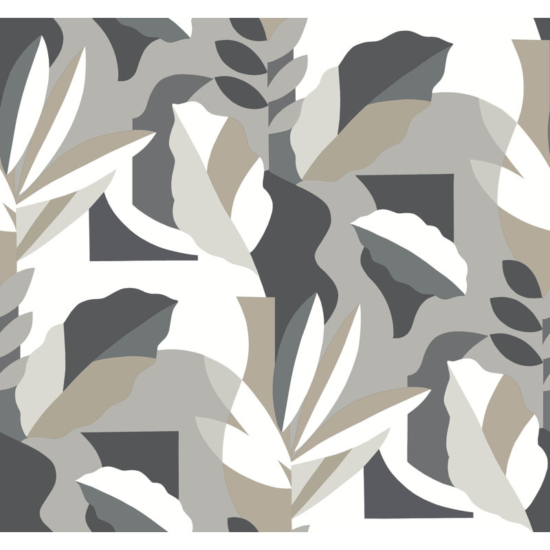 Papier peint, gris