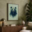 Bear in Abstraction Modern - Wrapped Canvas-171768045-171768055