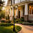 2-heads Outdoor Solar Lamp Post Lights With Dusk To Dawn Sensor