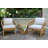 Dunkirk 2 - Person Patio Conversation Set with Cushions