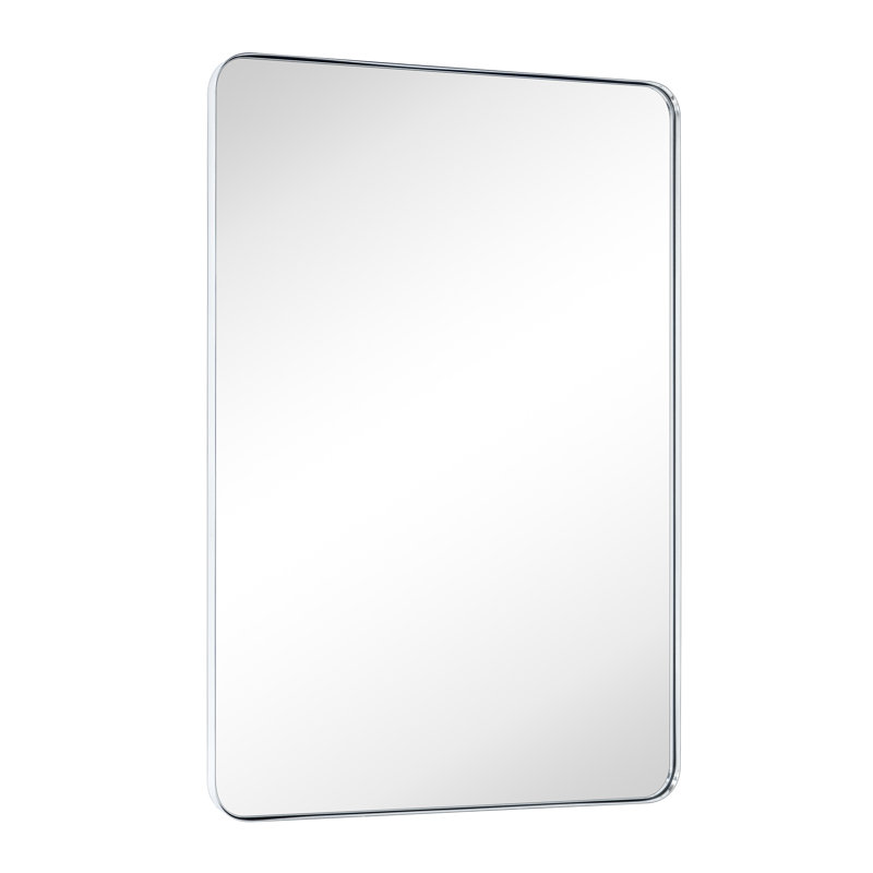 Miroir de salle de bain Kengston, 40 po x 30 po, Nickel poli