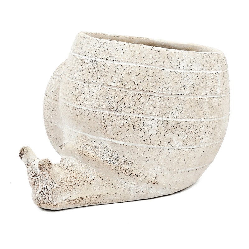 Textured Beige Finish Sand And Cement Planter 9.5X8.3X6 Inches, A Good Fit For Succulent Collections Decorative With Finish, Perfect Displaying Alone Or Plants