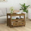Kitrina Solid Wood Four Leg Coffee Table with Storage-1432669717