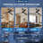  Ceiling Fans with Lights 52 Inch, Quiet 3CCT Modern LED Ceiling Fans with Remote for Bedroom, Living Room, Kitchen, 6 Speeds, Reversible DC Motor, Timer, Memory, Black-735518456-735518454
